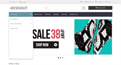 Desktop Screenshot of kickshut.com